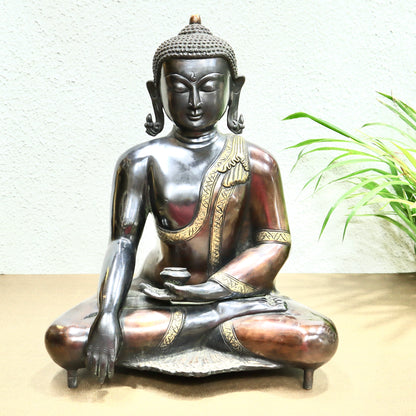 Buddha with Black Finish