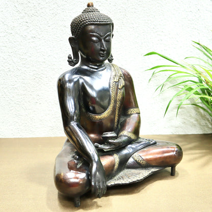 Buddha with Black Finish