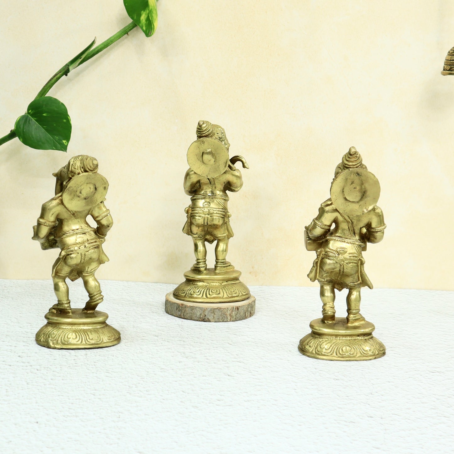 Standing Musical Ganesha - Set of 3